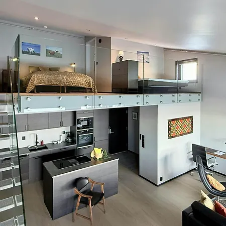 Modern Flat With Fjord View On